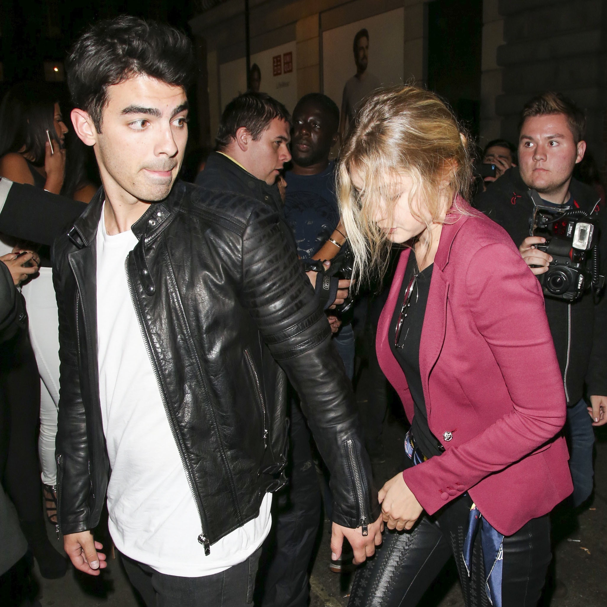 Joe Jonas & Gigi Hadid Libertine London